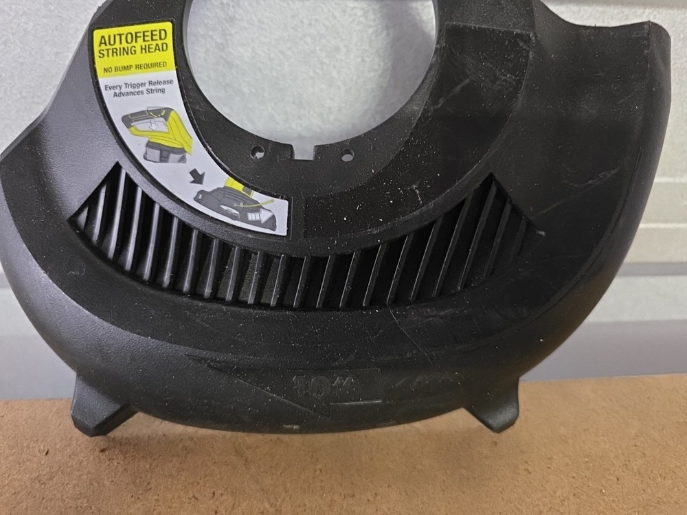 Used OEM String 10” Shield Guard For Ryobi P2003 18v Cordless String Trimmer