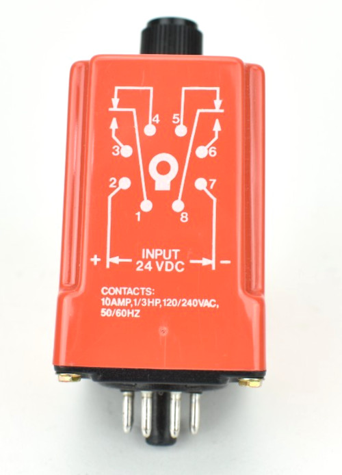 NCC T1K-60-462 Solid State On-Delay Timer 10-60 Sec DPDT 120VAC Panel Mount