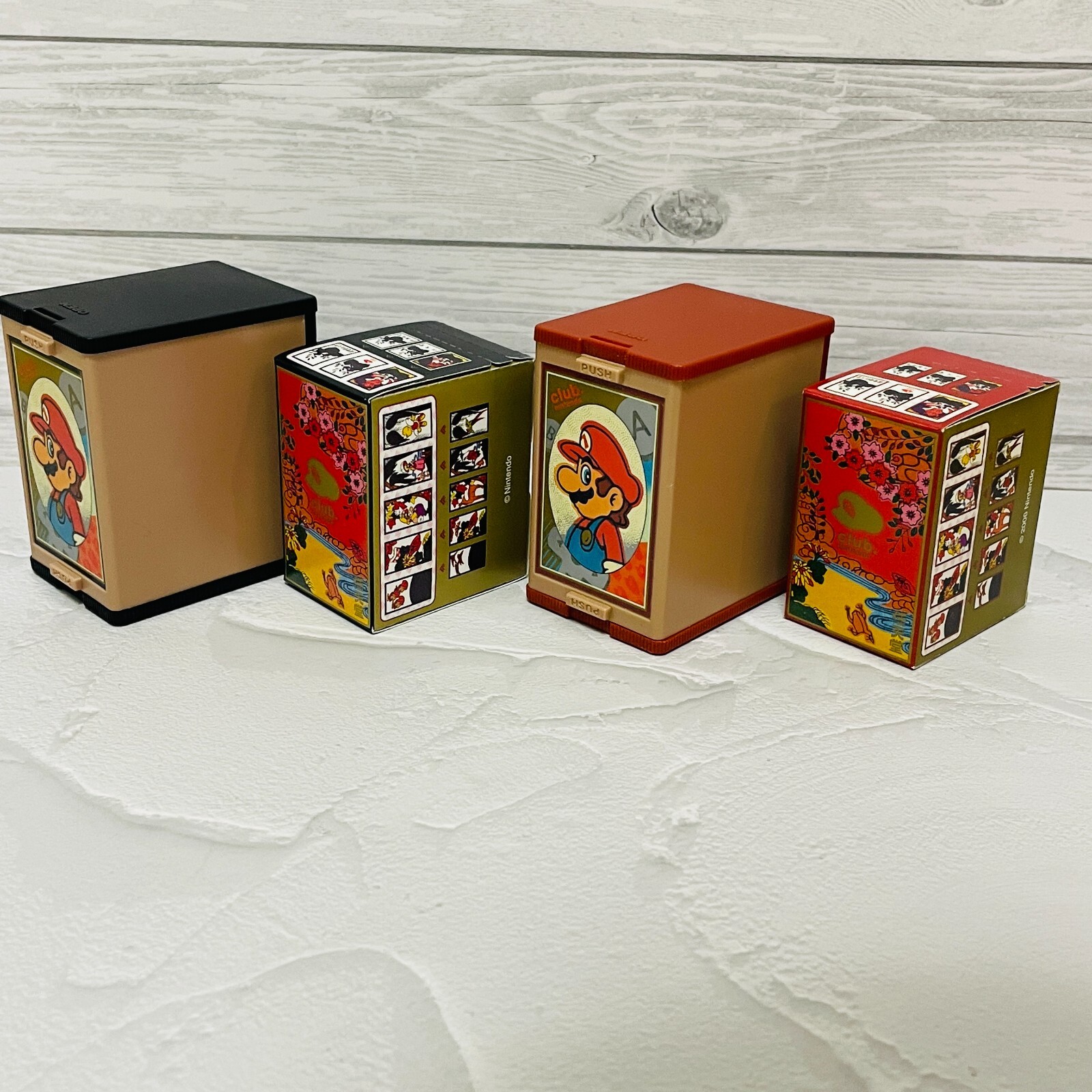 Club Nintendo Limited Super Mario Hanafuda Playing Cards Red & Back Set Unopened