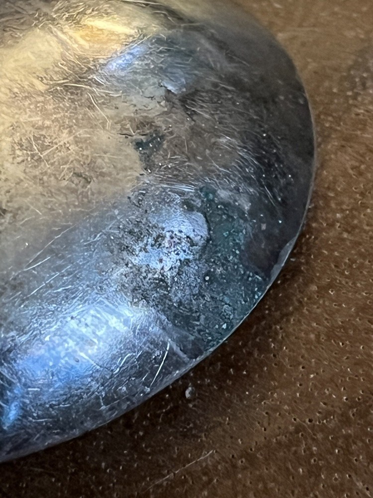 Old Company Plus Silver Plated Two Spoons One Has Silver Layer Defect See Pics