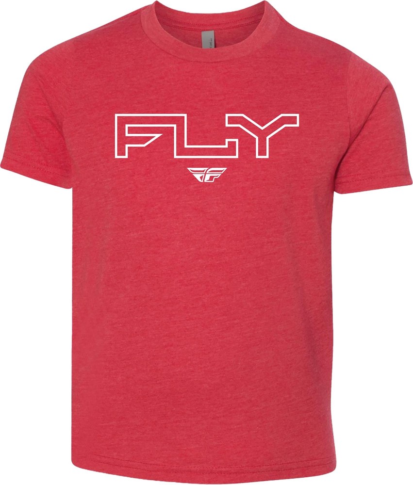 Youth Fly Edge Tee Red Ym