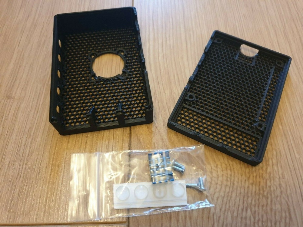Raspberry Pi 4 Pi4 PoE+(PLUS) Hat Case Power over Ethernet Box Mount Wall / VESA