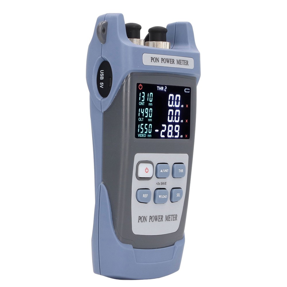 Optical Fiber Power Meter Digital Optic Cable PON Tester Testing Tool Set♪