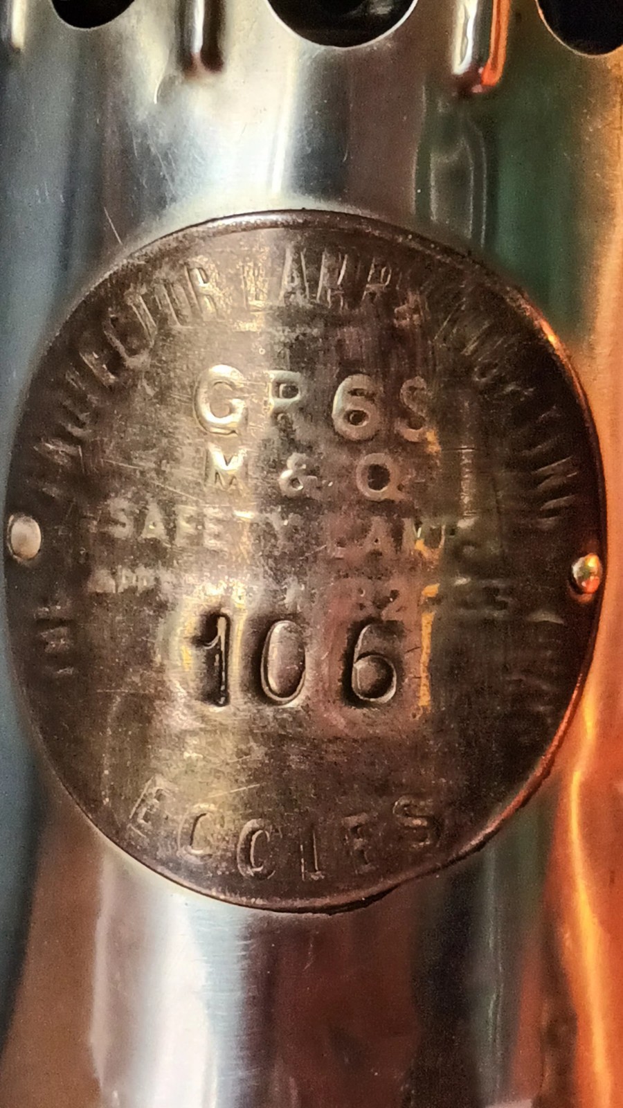 Eccles Miners Safety Lamp The Protector Lamp & Lighting Co Ltd Type GR6S B2/233