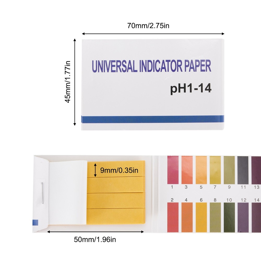 PH Testing Strips 1 to 14 Scale for Determining Acidic Neutral Alkaline