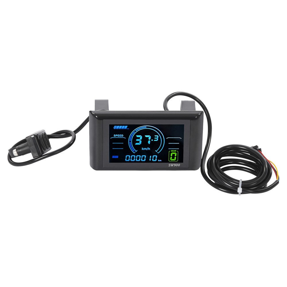 Electric Bicycle Display Screen Rectangle E-Bike Multicolor LCD Display Screen