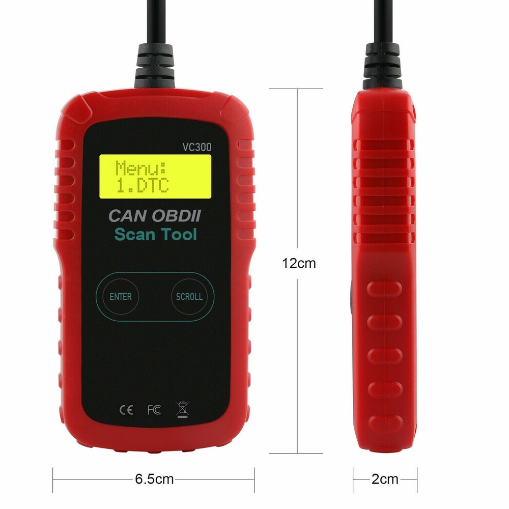 BMW Mini Cooper Car Code Reader Diagnostic CAN OBDII Scan Tool Reset Fault VC3
