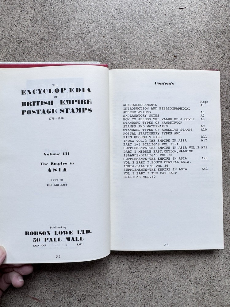 Billig’s Philatelic Handbook Vols 22, 25 & 40 Stamp Reference Books Bundle