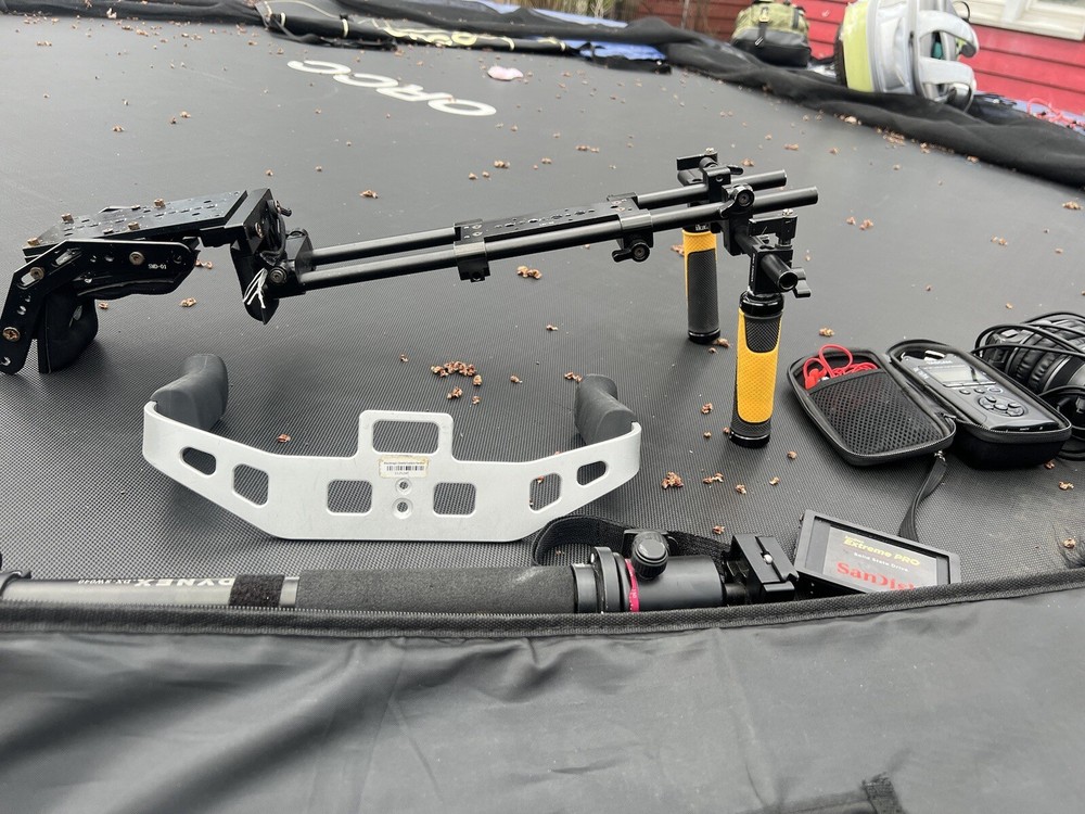 Professional filming gear.