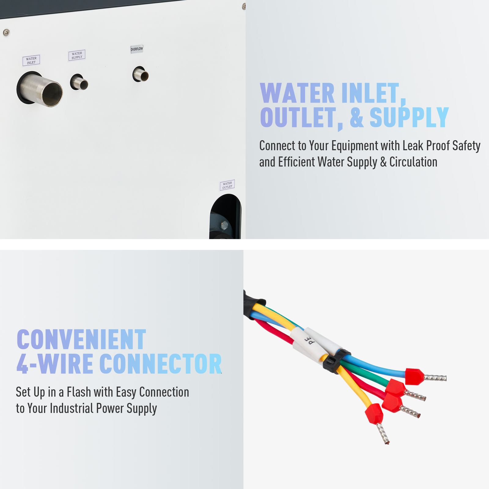 CREWORKS 37 Gal 8 Ton Air-cooled Water Chiller for Laser Cutters CNC Machines