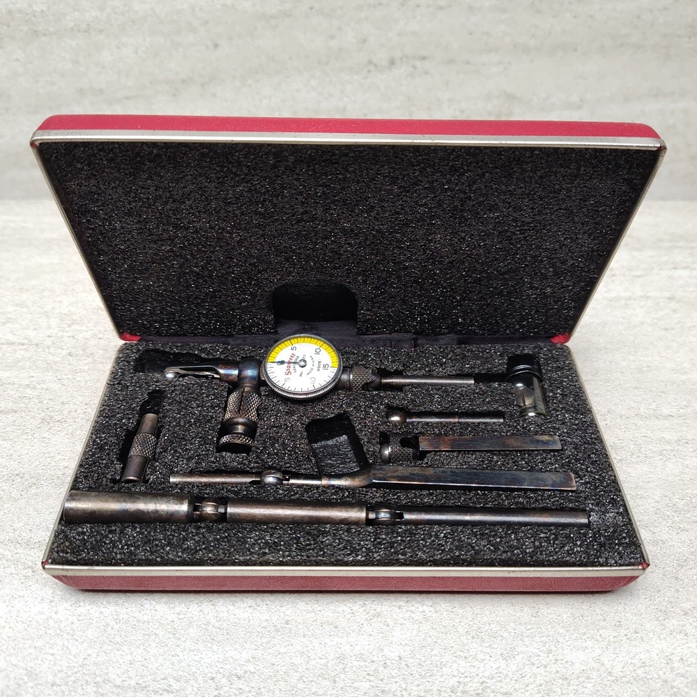 Starrett 711 Last Word Dial Test Indicator Set w/ Case