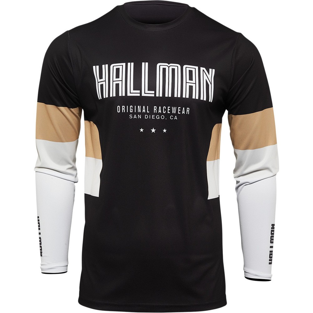 Thor Hallman Differ Draft Jersey, Black/Latte, Off-Road
