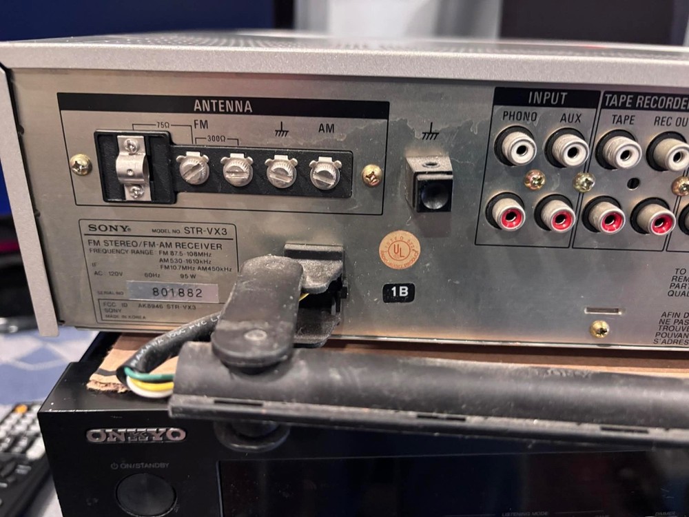 Sony STRVX3 AM FM Stereo Receiver Phono