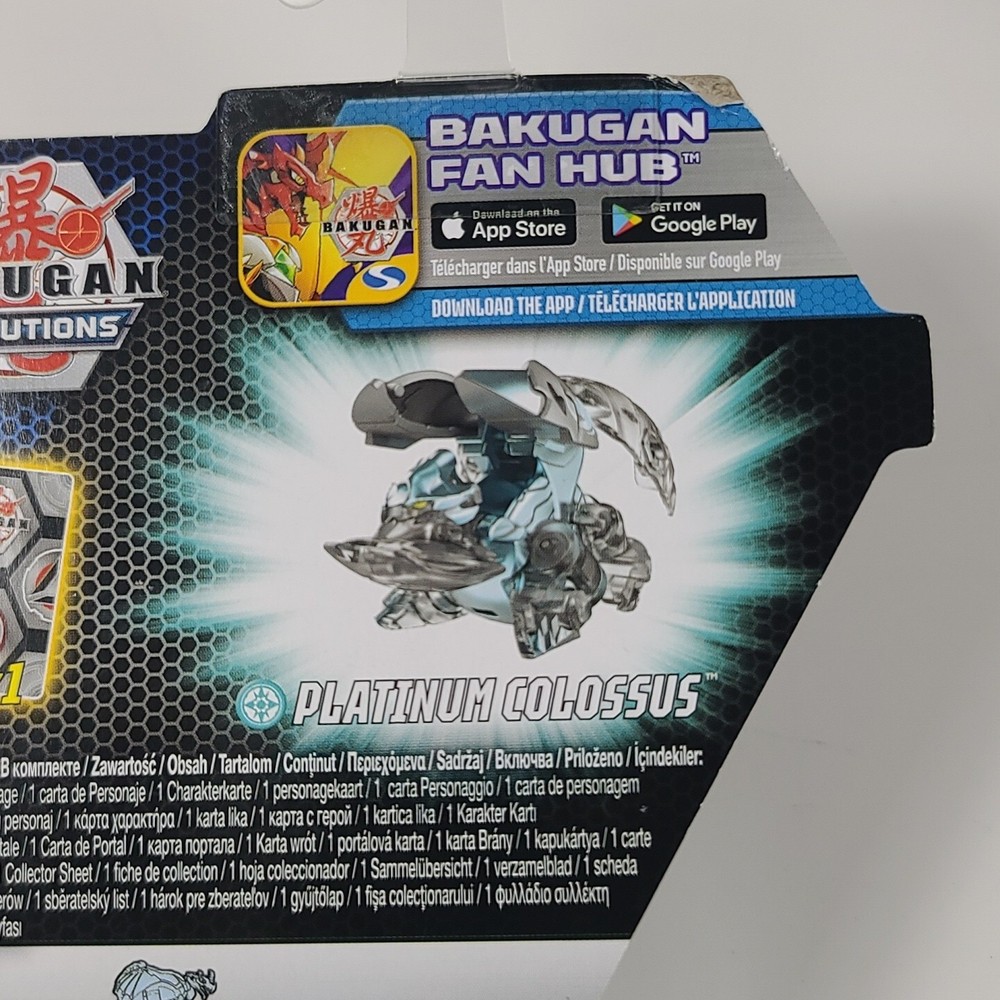 SpinMaster Bakugan Evolutions Platinum Series True metal Colossus
