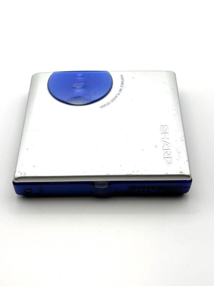SHARP MD-ST500 Minidisc Player Blue Good