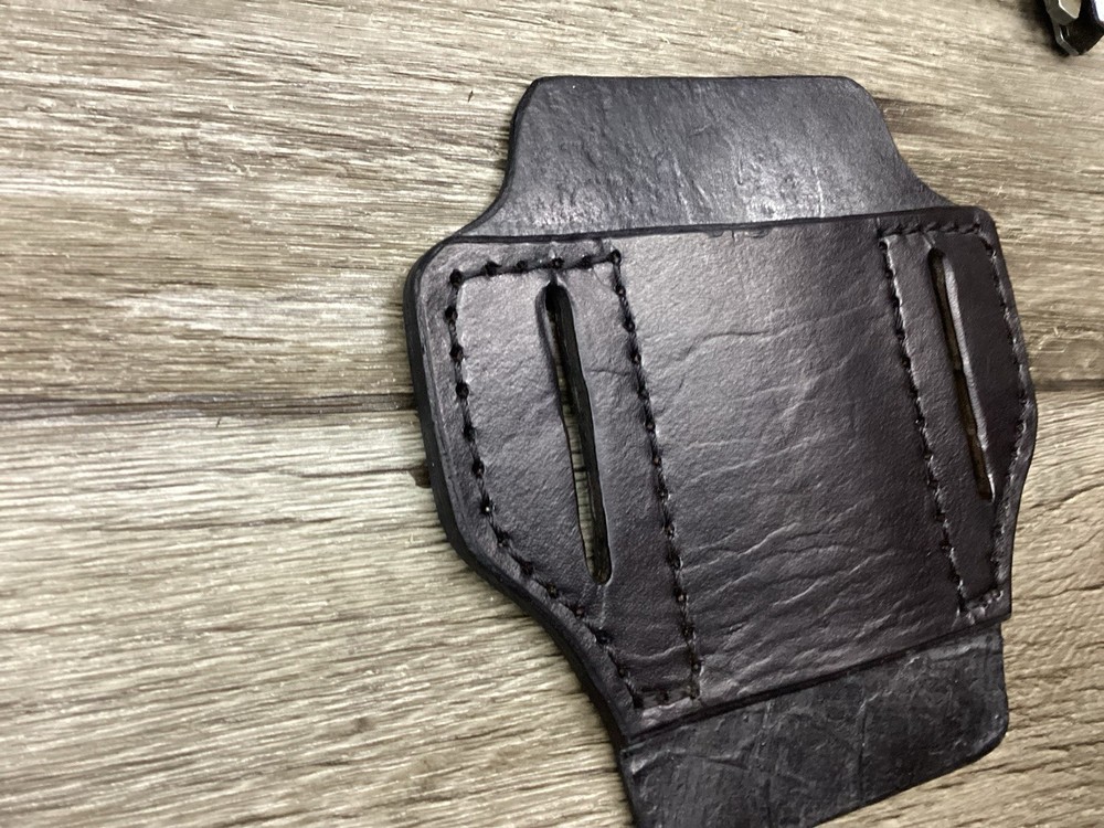 Leather Folding Clip Knife Sheath (Sheath Only)