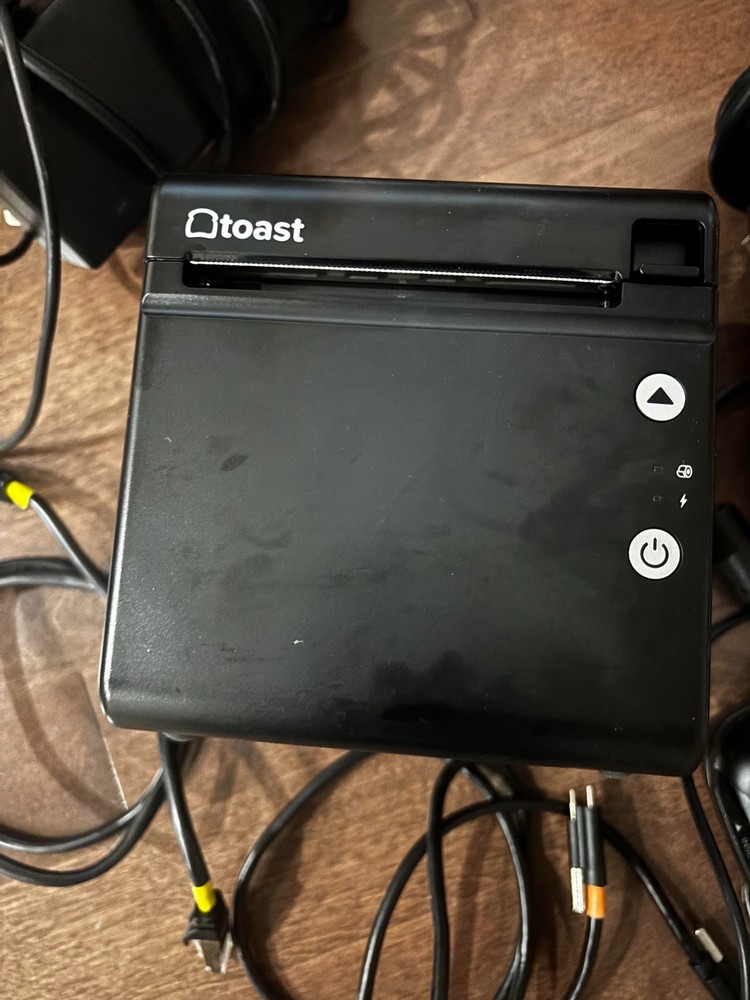 Toast POS System:  2 Touchscreen terminals, 1 card reader, 1 printer, 1 scanner