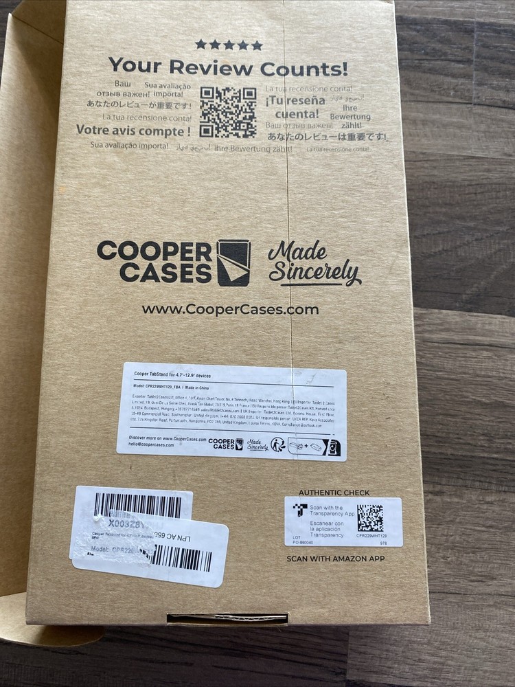 Cooper TabStand - Height Adjustable Tablet Stand for Desk, 3