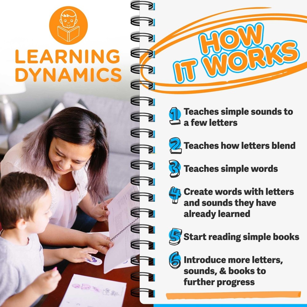 Learning Dynamics 4 Weeks to Read Program and Extra Workbook – Includes 53