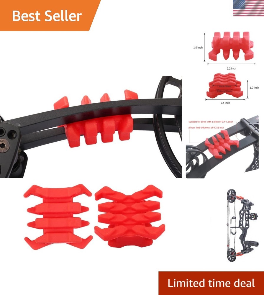 Bow Limb Dampeners for Compound Bow Crossbow Limb Dampeners Archery Split Lim...