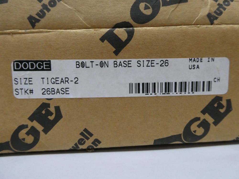 Dodge Tigear 26BASE Bolt-on Base Size-26