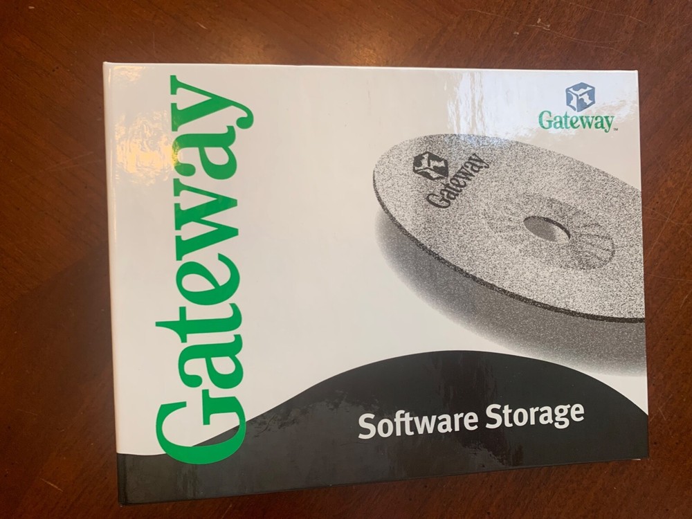 Gateway 2000 Software Storage Binder Clean Bright - 2 Ring Binder VTG