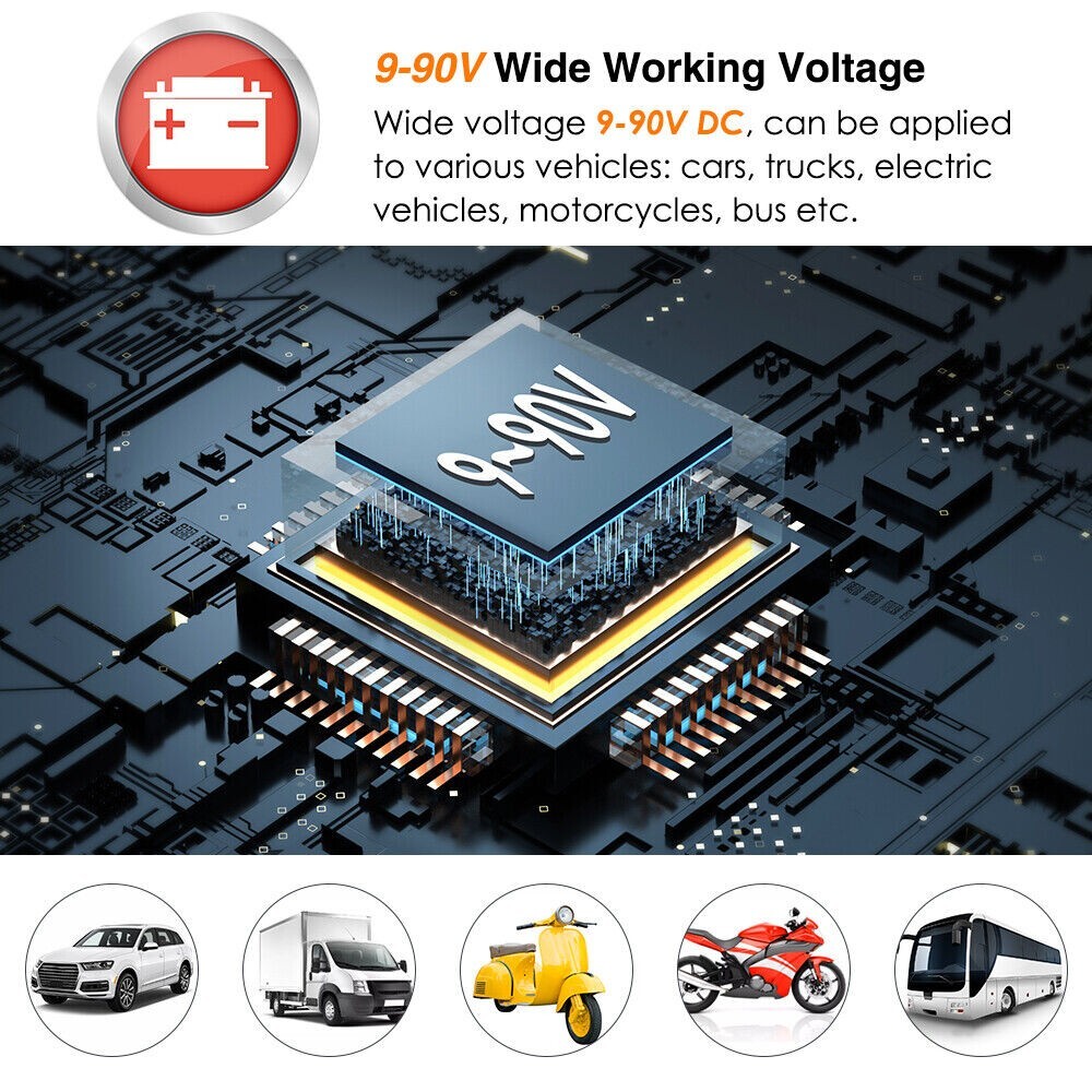 GPS Tracker Relay for Car Vehicle GSM ACC Cut Oil Real Time Device Locator MV730