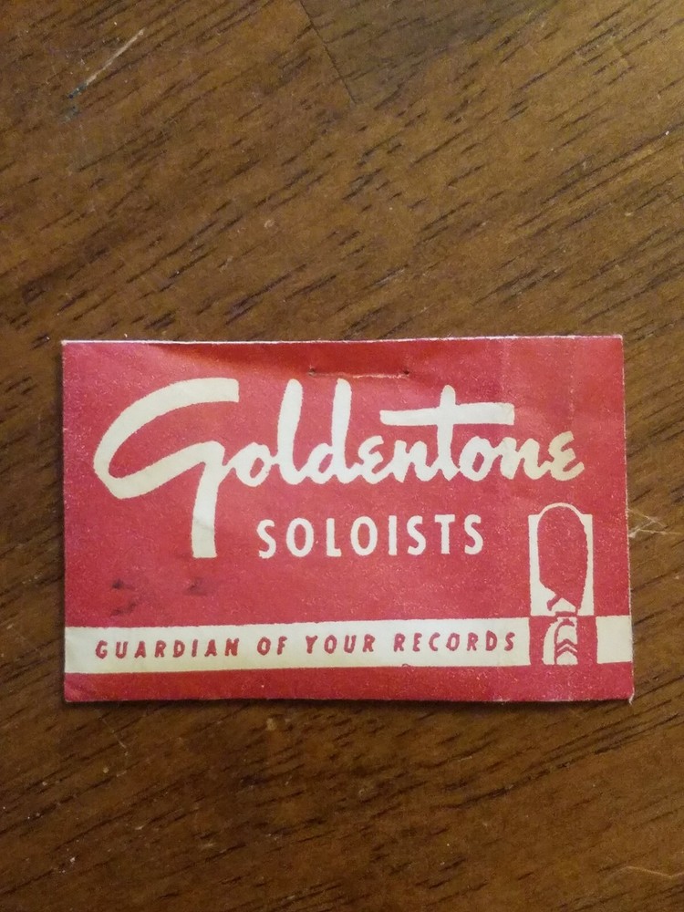 gramophone phonograph needle packet, goldentone