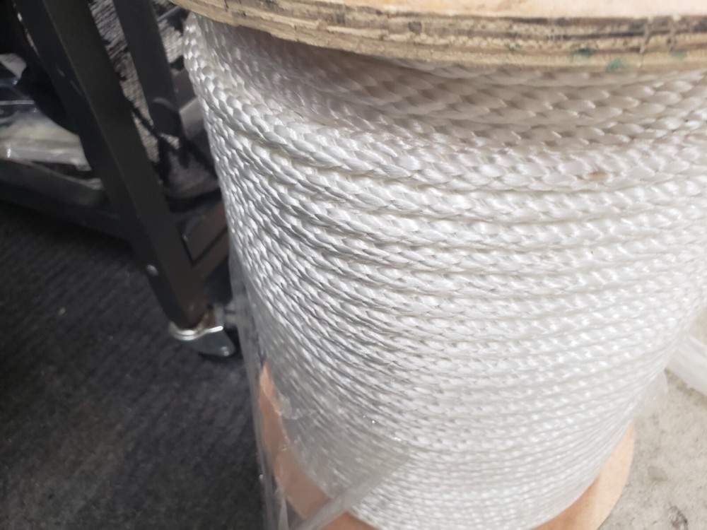 CWC 105130 Solid Braid Nylon Rope - 1/2" x 500' White