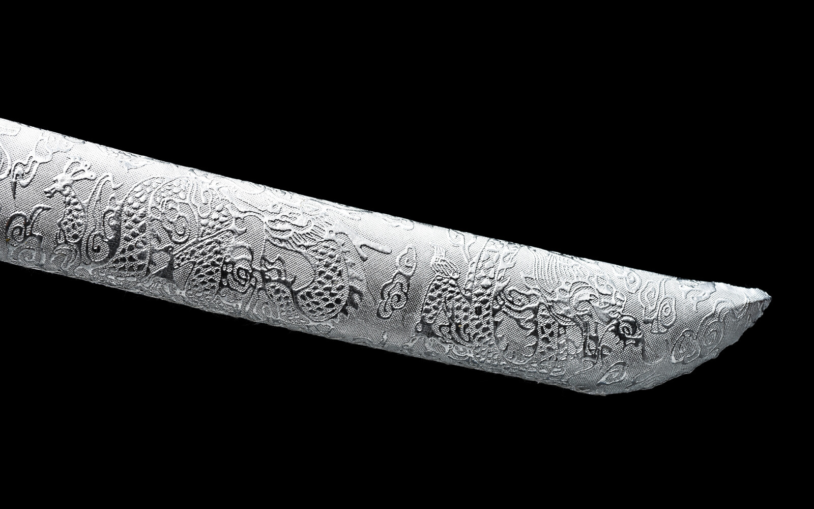 Blue White Full Tang Japanese Sword 1095Carbon Steel Battle Ready Samurai Katana