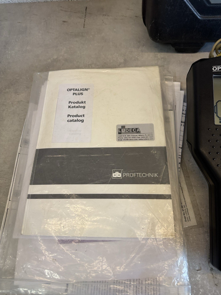 Pruftechnik AG Optalign Plus Laser Shaft Alignment System ALI 5.200 with Box