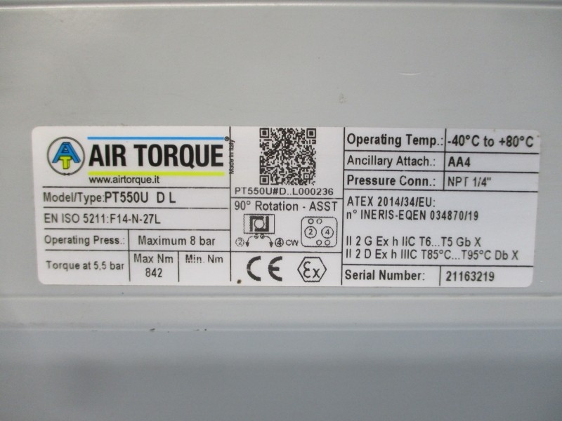 AIR TORQUE PT550UDL NSNP