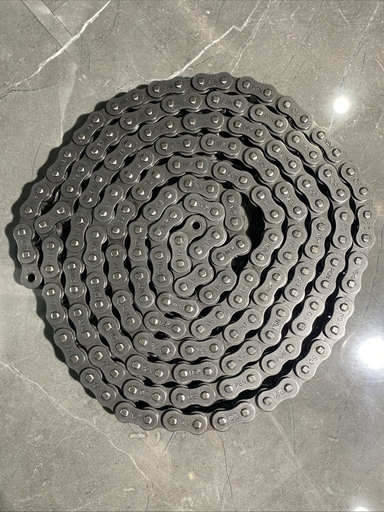 #50 Roller Chain x 10 feet *Missing Connecting Link*