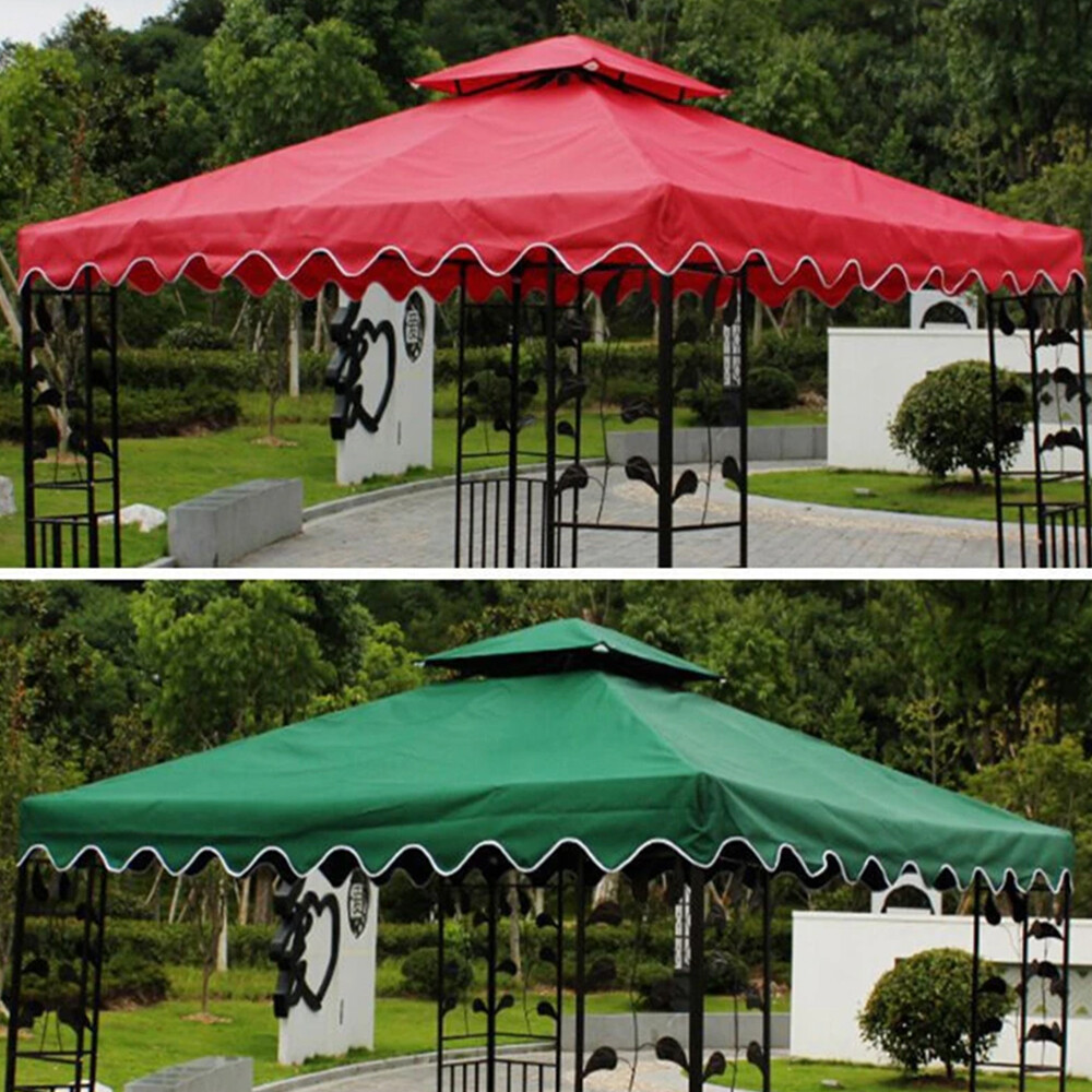 10'x10' Gazebo Canopy Top Replacement 1 2 Tier Garden Yard Patio Sunshade Cover