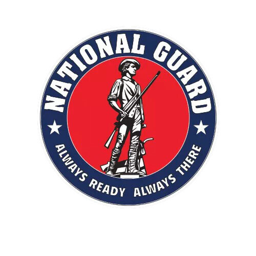 National Guard Seal Sticker