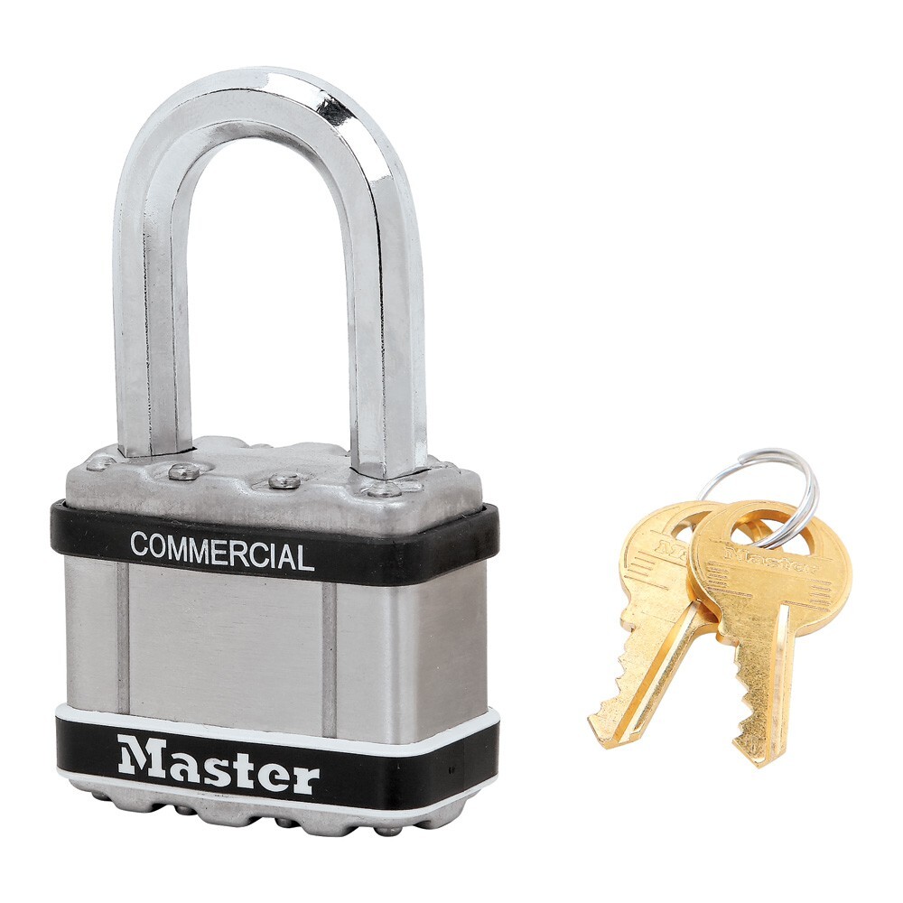 Master Lock M5NKALFSTS Laminated Padlock, Single