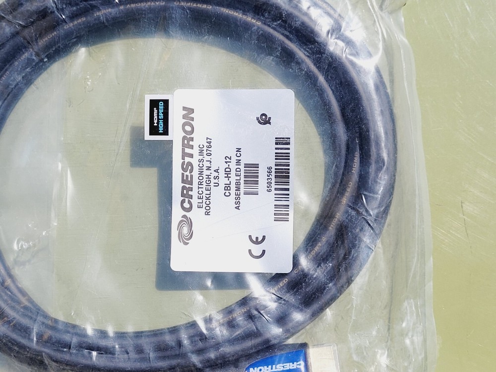 CRESTRON CBL-HD-12 HDMI INTERFACE CABLE 12FT BRAND NEW