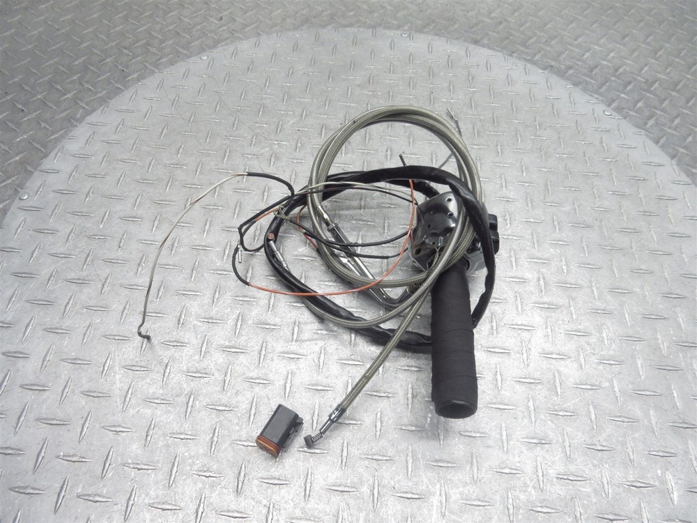2000 Harley Davidson Softail Deuce FXST Right Switch Throttle Control Cable Lot
