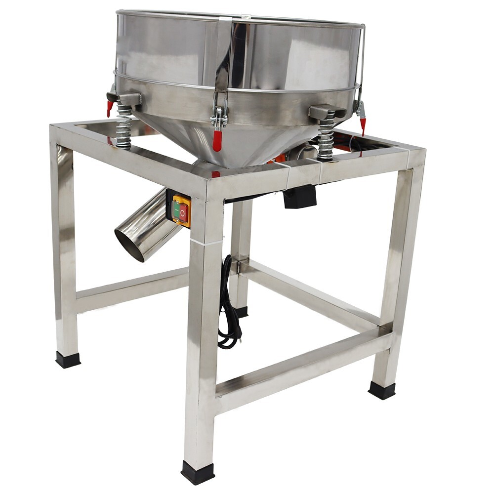 19.6in Electric Sieve Industrial Vibrating Screen Stainless Shaker 40 , 100 Mesh
