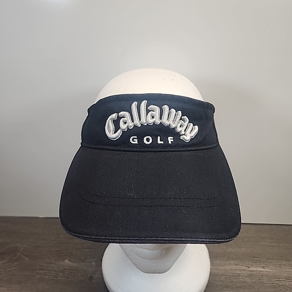 Black Adjustable Callaway Golf Visor