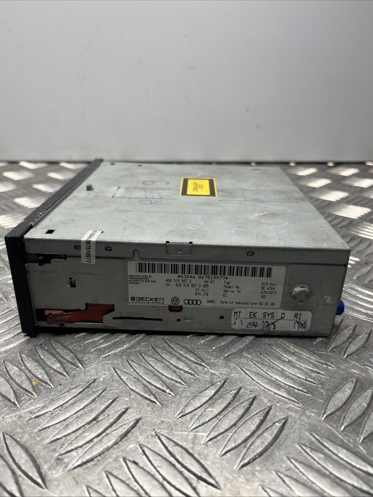 2006 AUDI A6 4F2, C6 CD Changer Ref 9