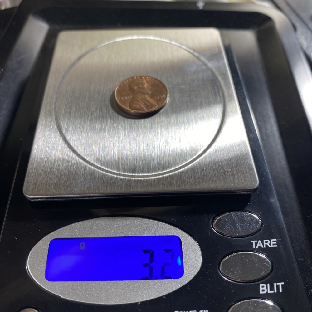 🔥1982 Penny-Large Date-Copper With Grease Errors Obverse🔥