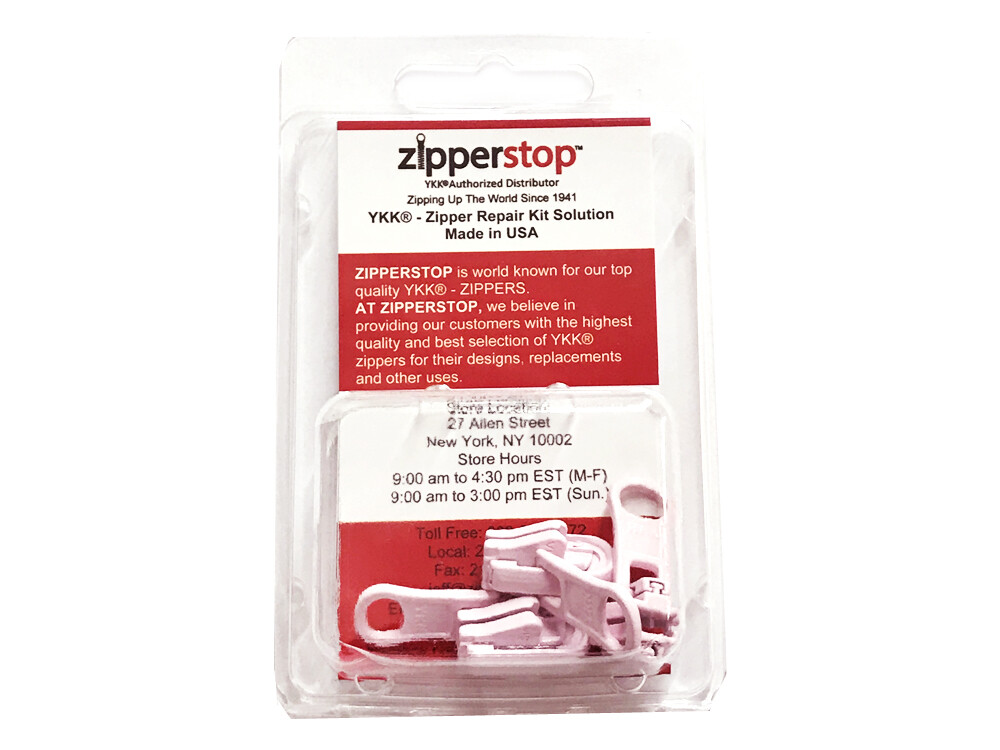 3 Pulls YKK Kit #5 Molded Reversible Fancy Pulls Vislon slider