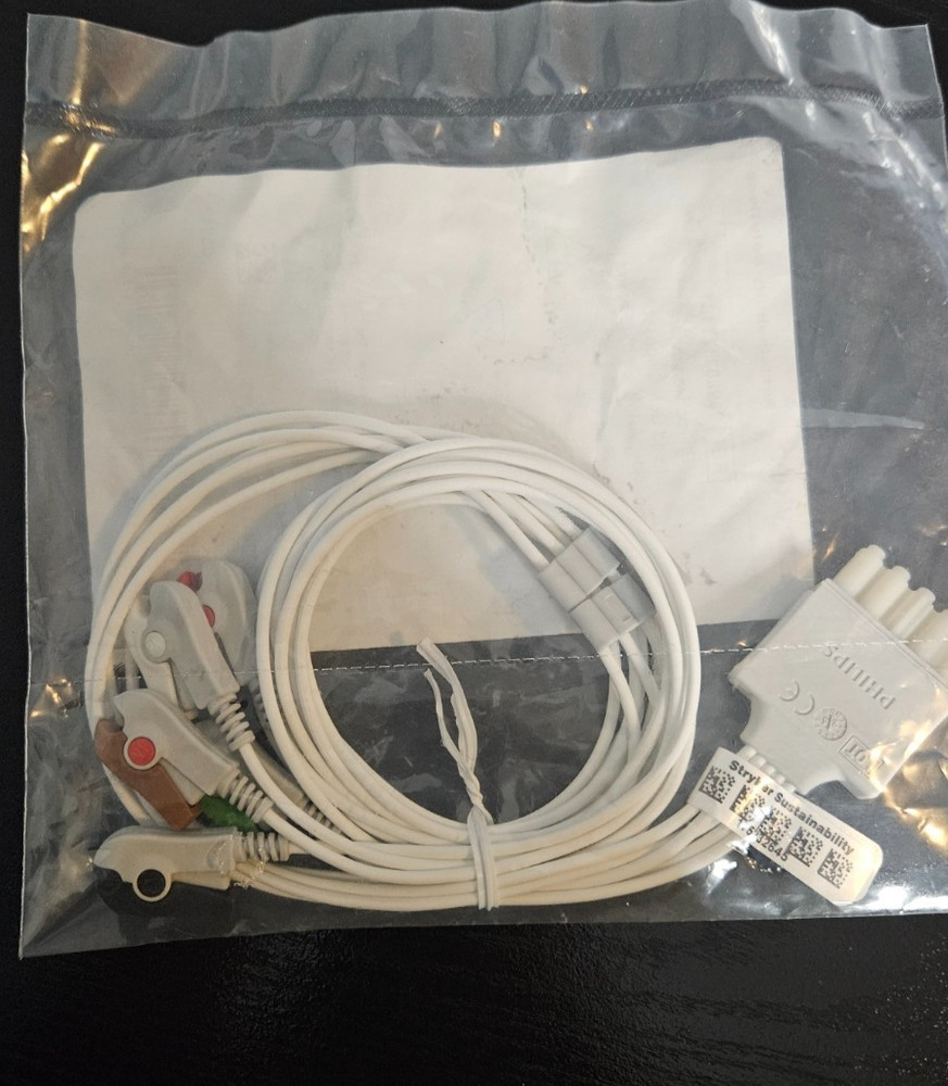 Philips ECG 5-Lead Single Patient Wire Cable