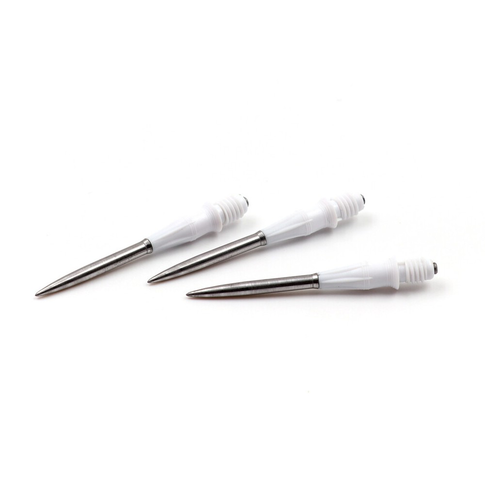CUESOUL TOUCH-Point Conversion Dart Points for 2BA Soft Tip Darts-White