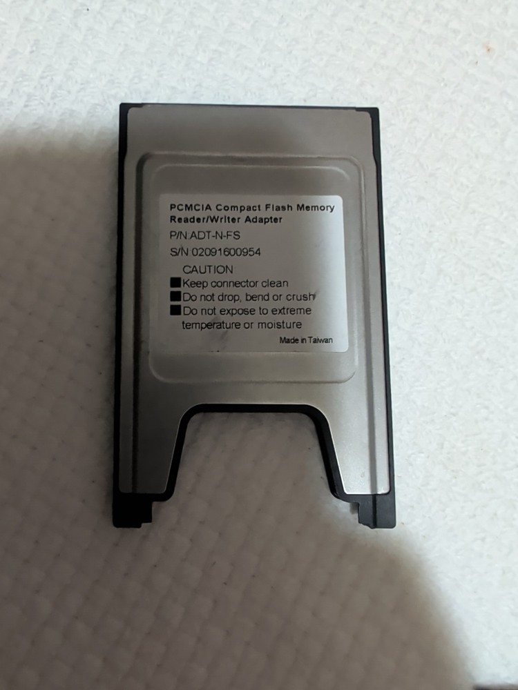 CompUSA CF Adapter with Compact Flash Card SanDisk 2GB (E2)