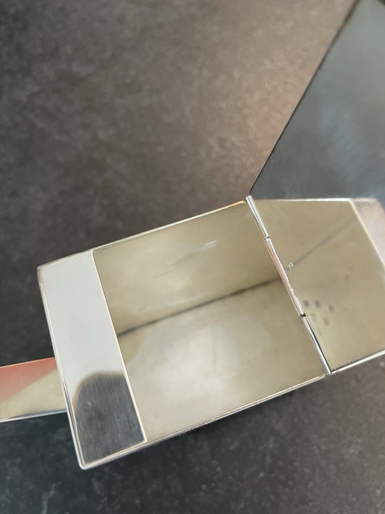 Modern Silver Plated Teapot- Christopher Dresser Style