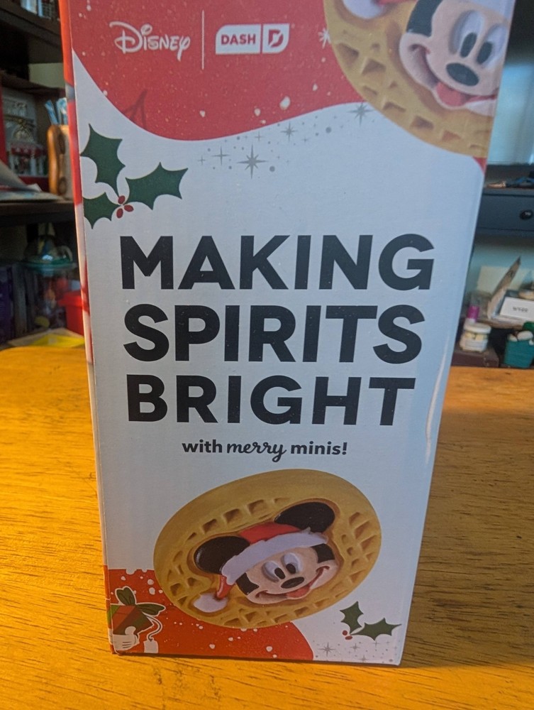 Disney Mini Waffle Maker NIB 4" Cooking Surface