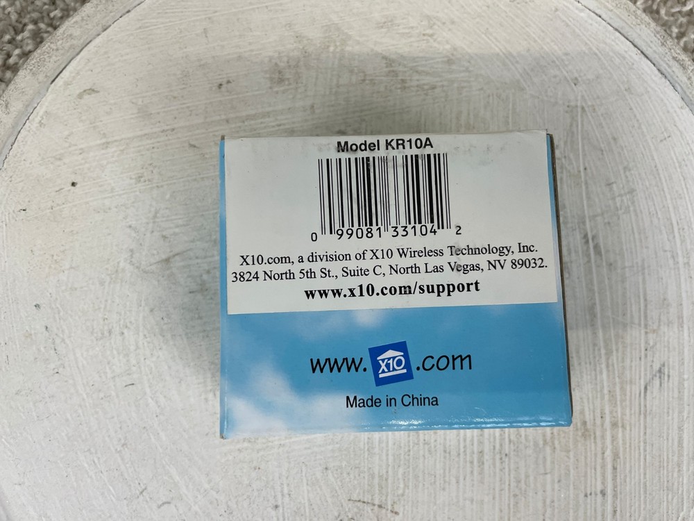 X10 Model KR10A Wireless Technology Security Keyfob Remote