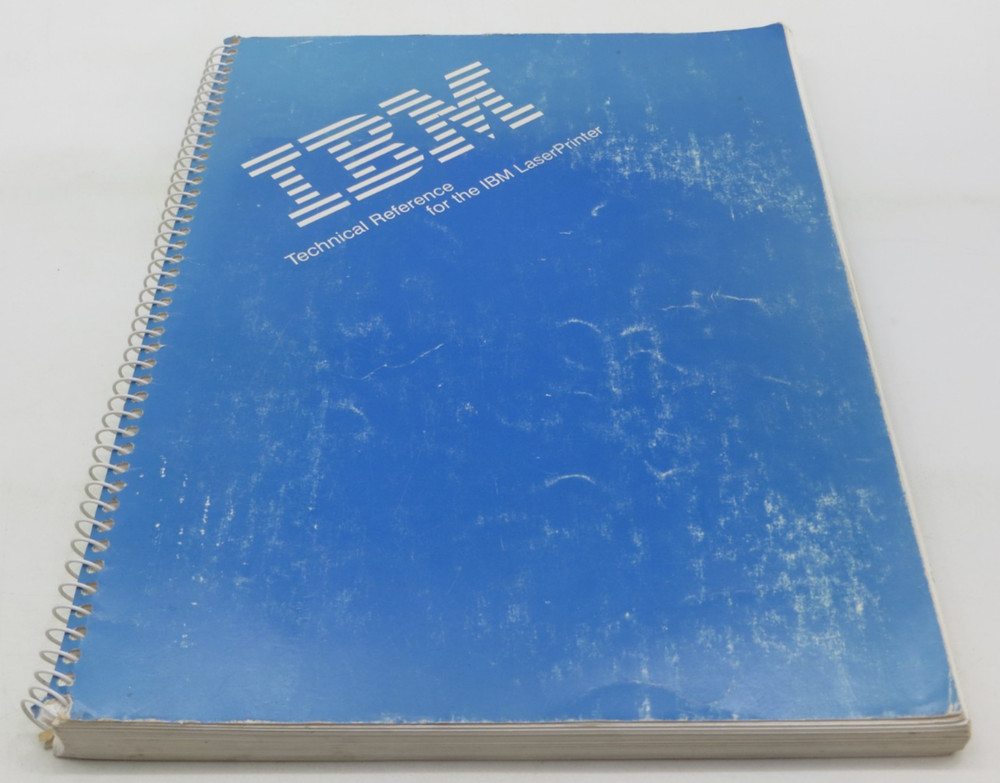 IBM Technical Reference for the IBM LaserPrinter (1990, Paperback) vintage book